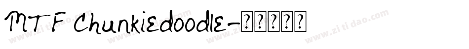 MTF Chunkiedoodle字体转换
